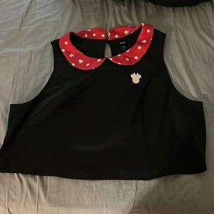 Minnie Mouse cropped blouse
